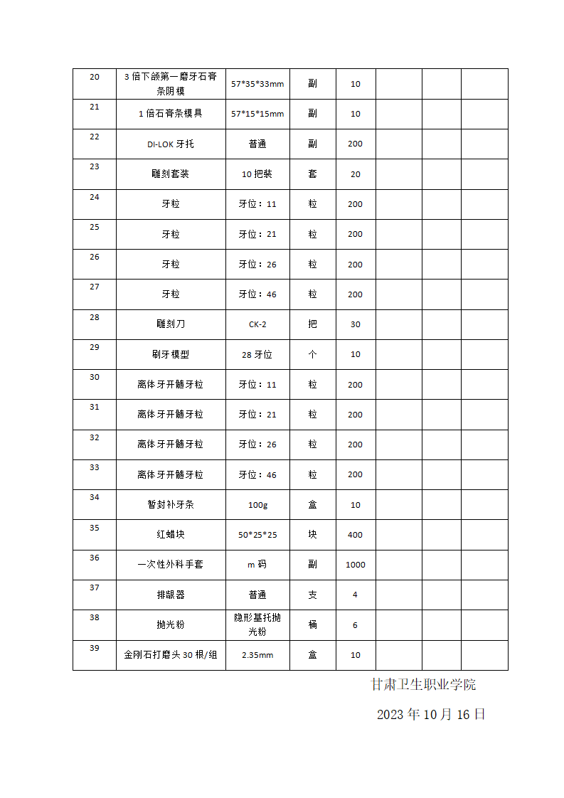 1697447638465086166.png beat365正版唯一官网必一2023-2024学年第1学期(口腔专用)实验实训教学耗材校内竞价采购公告_04.png